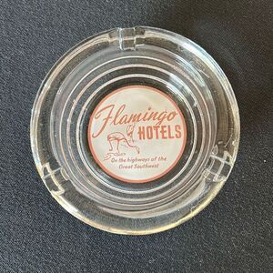 Vintage Flamingo Hotel Ashtray